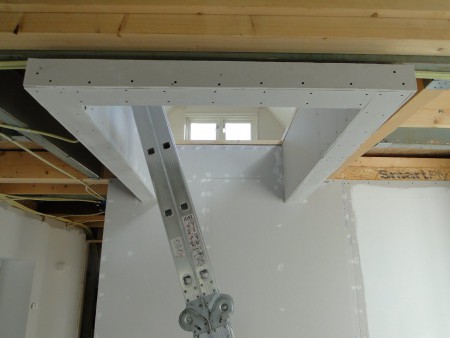 Het trapsgat zit erin